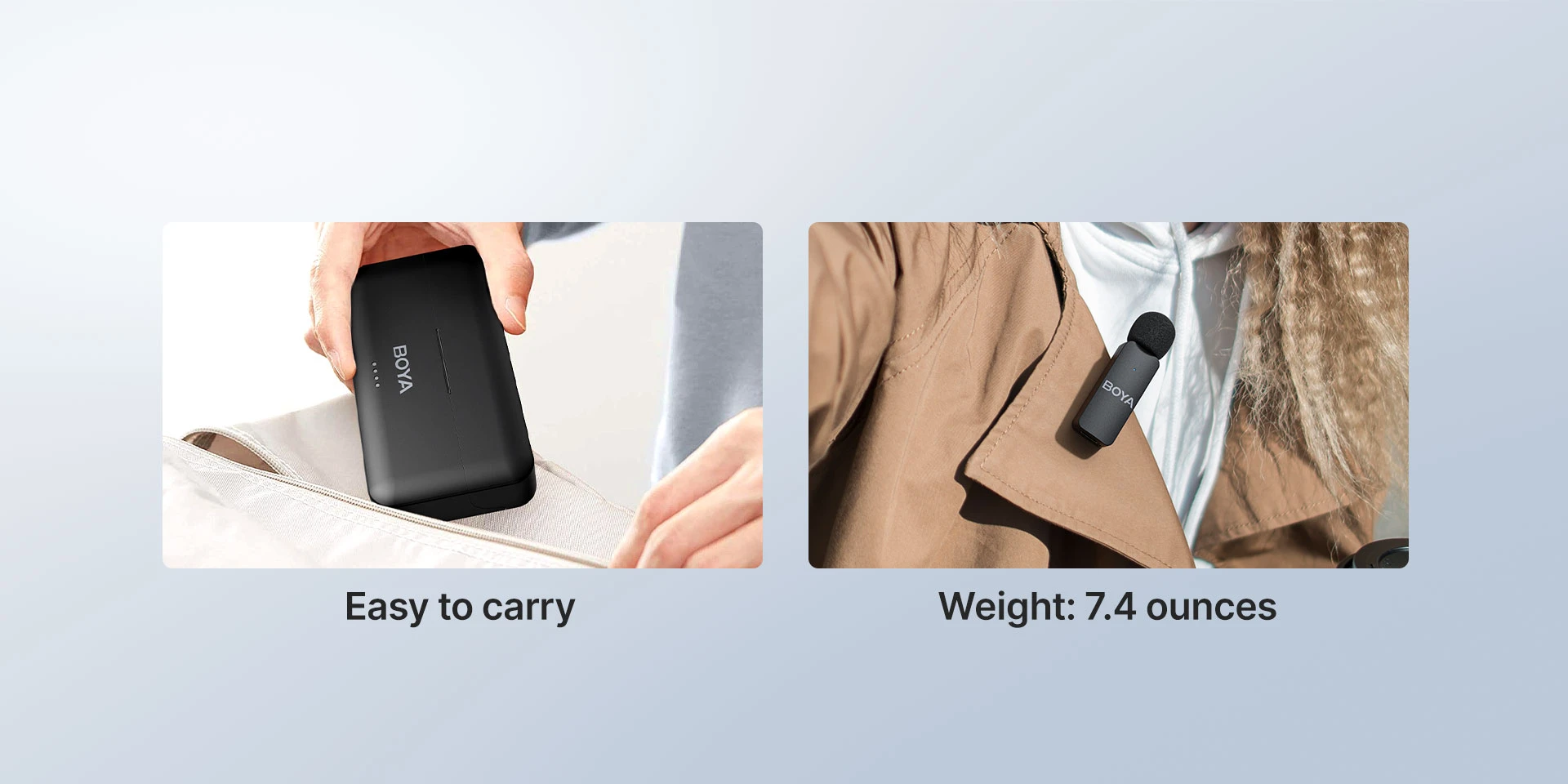 BOYA BY-V4U 4-Channel Mini Wireless Microphone Series – Type C 9 BOYA BY-V4U 4-Channel Mini Wireless Microphone Series – Type C BOYA