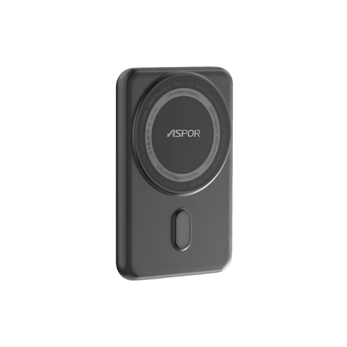 ASPOR 5000mAh Magnetic Wireless Power Bank - A383 Sri lanka