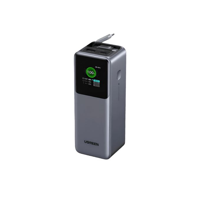 Ugreen 165W powerbankwith USB-C Retracable cable