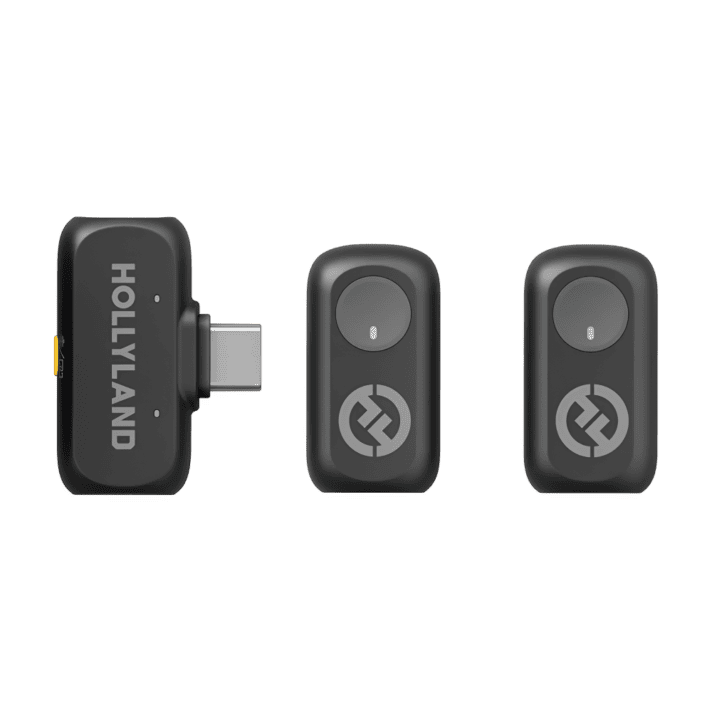 Hollyland LARK A1 Mini Duo 2-Person Wireless Microphone System with USB-C Connector