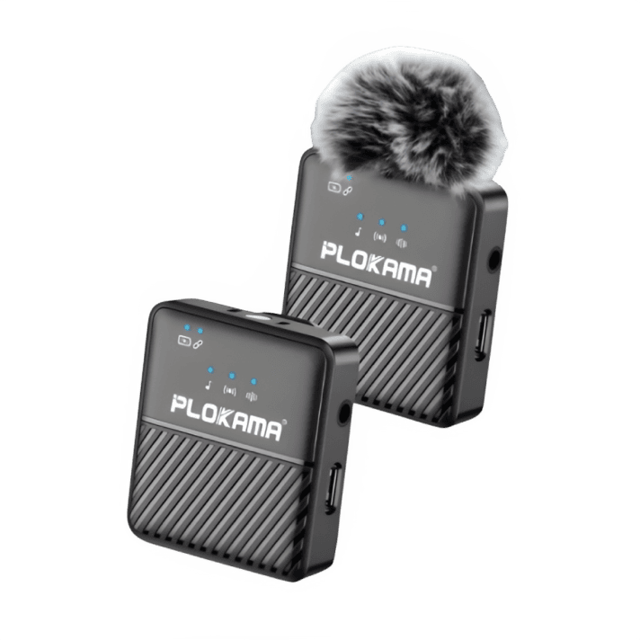 Plokama VM-60 Dual Wireless Lavalier Microphone with Noise Reduction Sri lanka