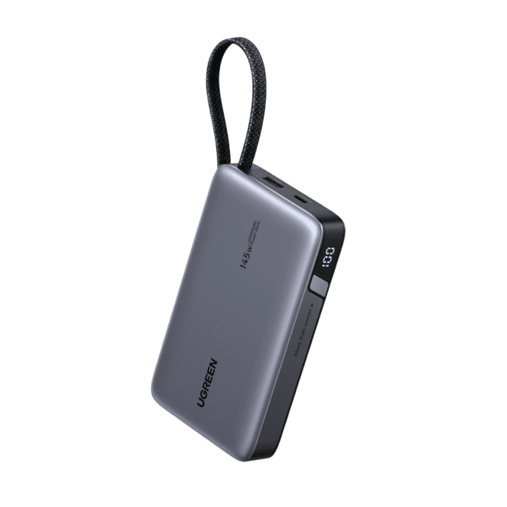 UGREEN 20000mAh 145W Power Bank with Built-in Cable