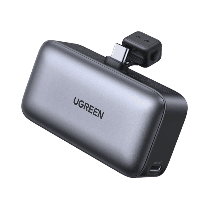 UGREEN 5000mAh 20W Power Bank with Built-in USB-C Connector