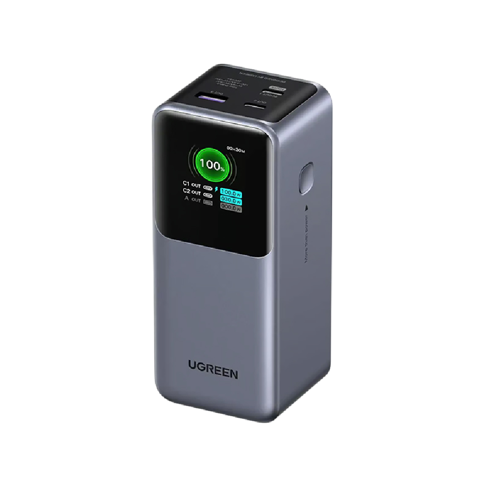 UGREEN 25000mAh 200W Nexode Smart Display Power Bank 1 UGREEN 25000mAh 200W Nexode Smart Display Power Bank